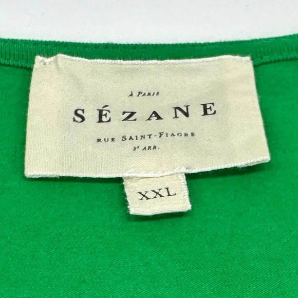 Sezane Chic Green Tie Front Mini Dress - Picture 5 of 11